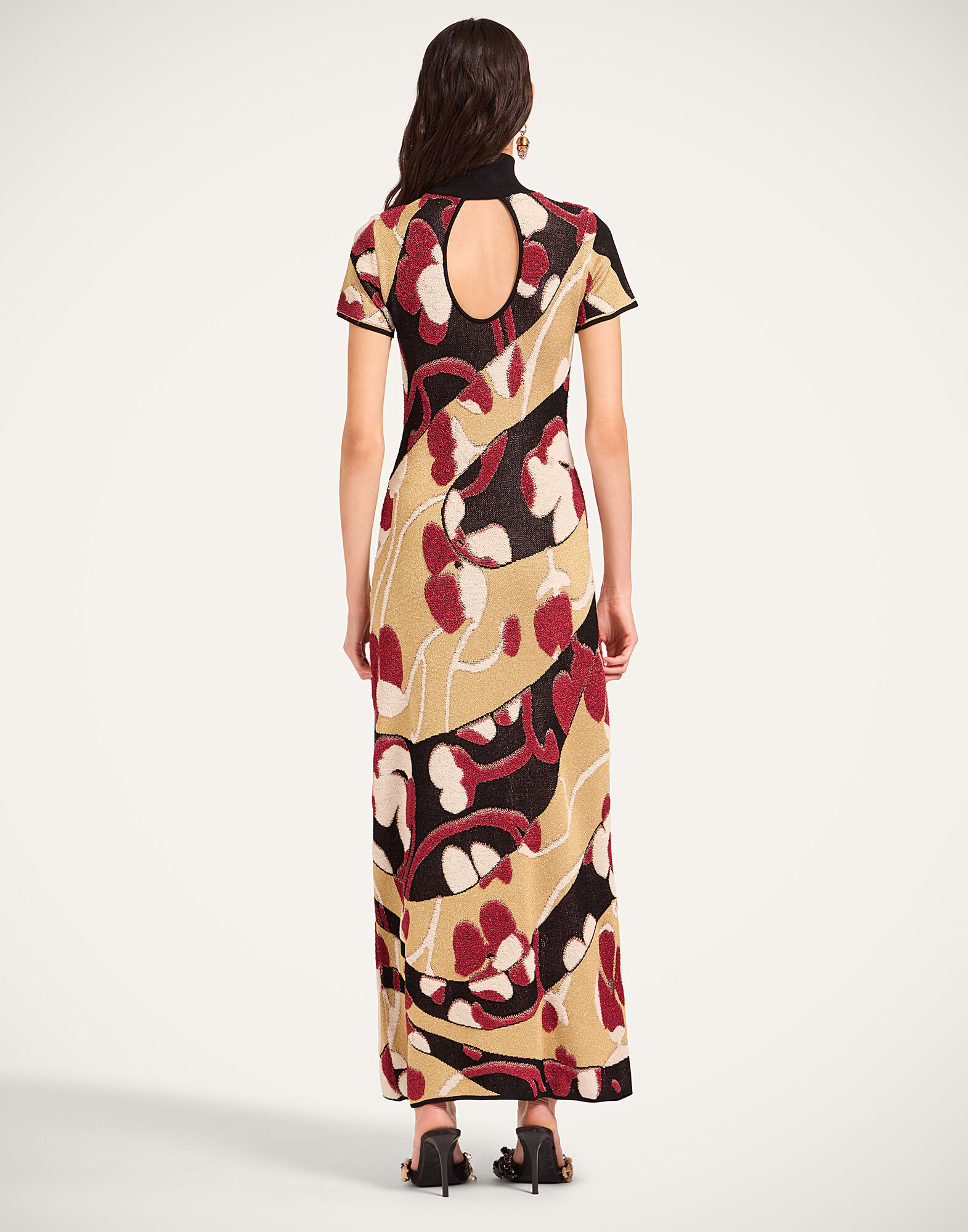 La DoubleJ Herald Long Dress Multicolor Gold DRE0993KNI185VA434YE05