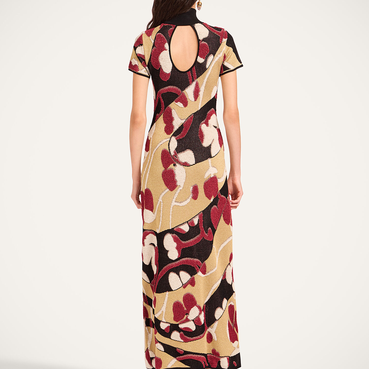  La Doublej Dresses Women - Herald Long Dress Multicolor Gold S 58% Viscose 20% Wool 13% Metal Polyester 6% Polyamide 3% Polyester 