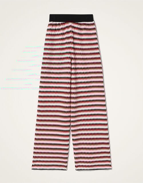La DoubleJ Checkers Pants La DoubleJ Checkers Pants Multicolor Red & Pink TRO0173KNI159VA371PI01
