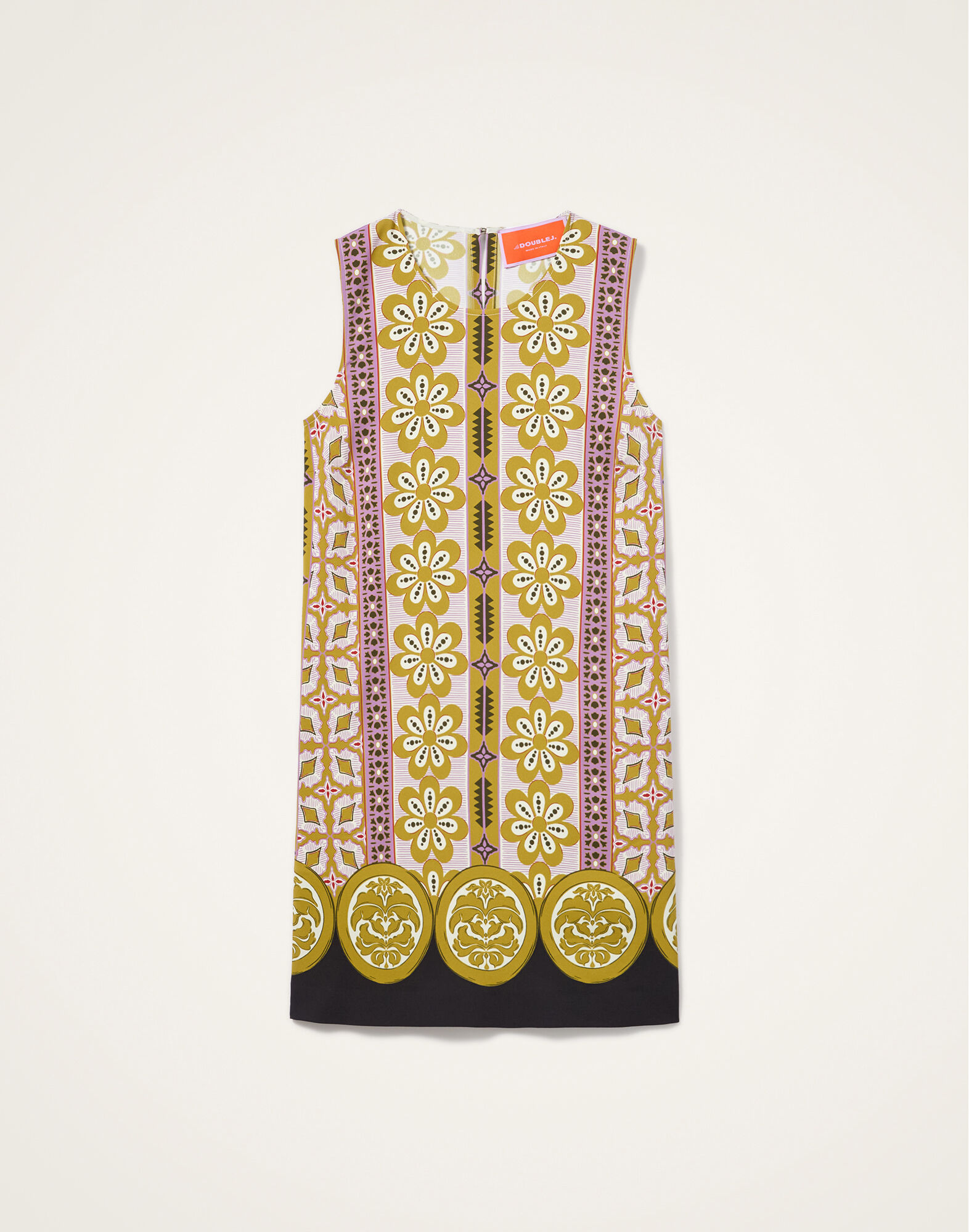 La DoubleJ Stretch Tunic Pagoda Plac&eacute;e Pink DRE0758VIS011PAG01PI01