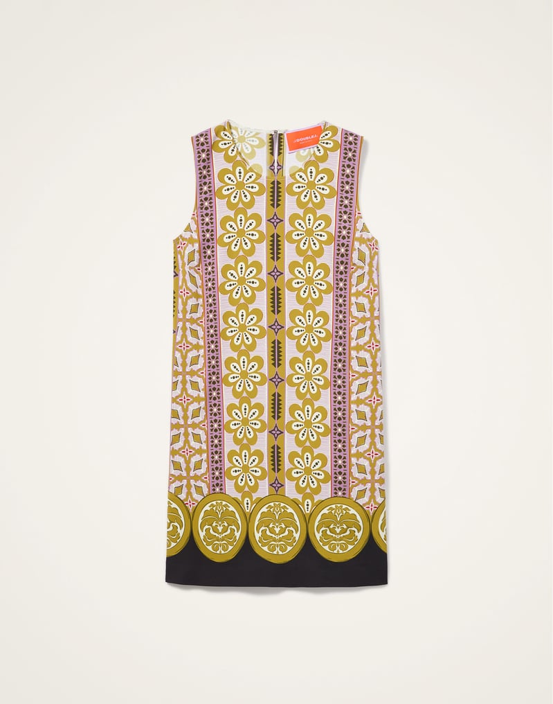 La DoubleJ Stretch Tunic La DoubleJ Stretch Tunic Pagoda Placée Pink DRE0758VIS011PAG01PI01