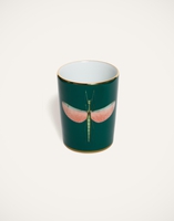 La DoubleJ Decorative Cup La DoubleJ Decorative Cup Libellula Green VAS0008CER001LIB03GR02