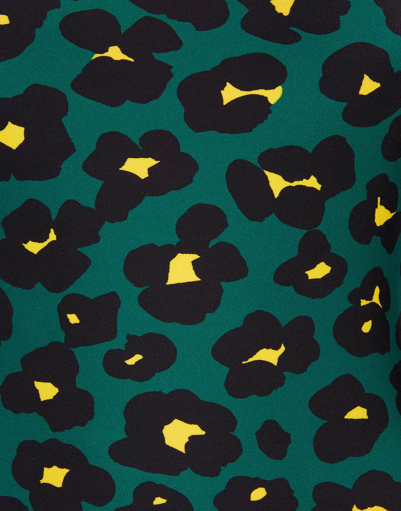 LaDoubleJ String Bikini Bottom LaDoubleJ String Bikini Bottom Flower Leopard Verde SWI0004LYC001FLL0002