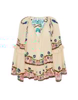 La DoubleJ Boho Blouse La DoubleJ Boho Blouse Eve Ecru TOP0132CRE005EEC01BR05
