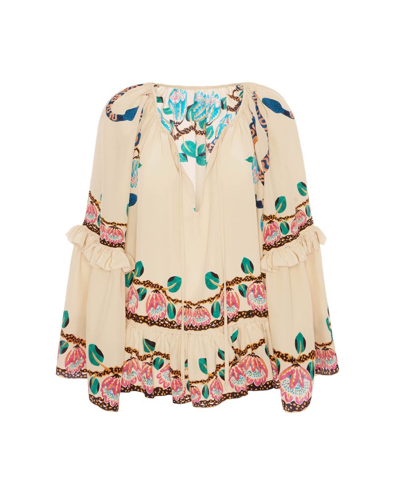 La DoubleJ Boho Blouse La DoubleJ Boho Blouse Eve Ecru TOP0132CRE005EEC01BR05