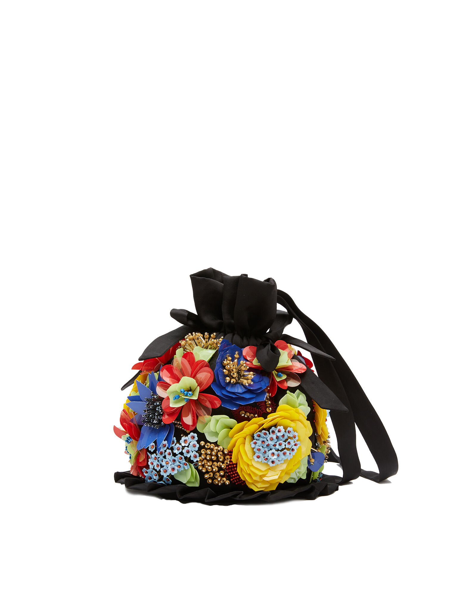 La DoubleJ Frida Pouch Multicolor Fiori BAG0027EMB002MUL0018