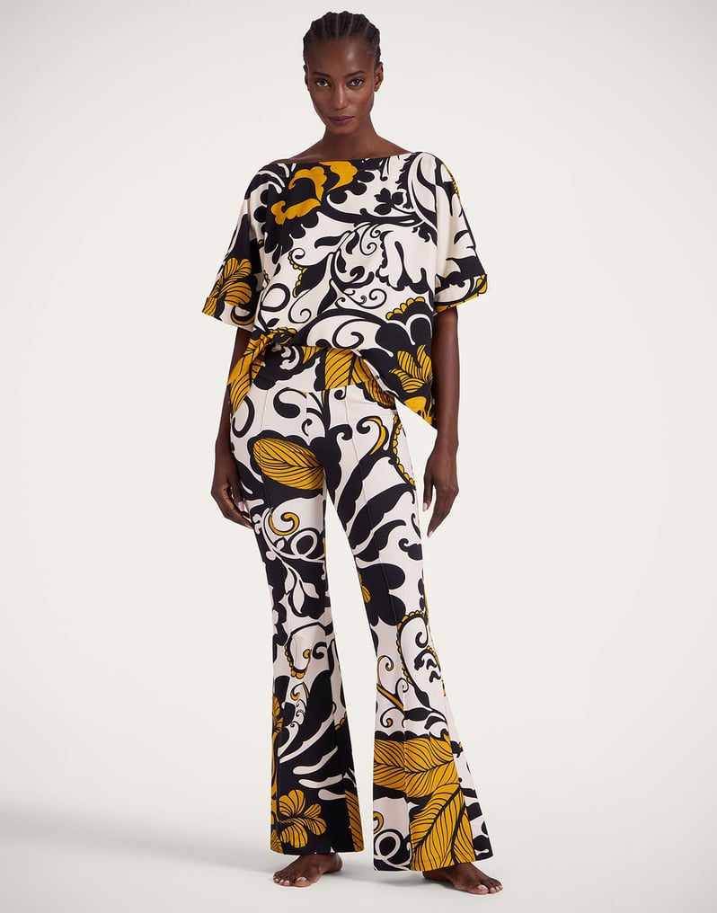 La DoubleJ Meditation Tee La DoubleJ Meditation Tee Marea Black & White TSH0055JER020MRE01BL03