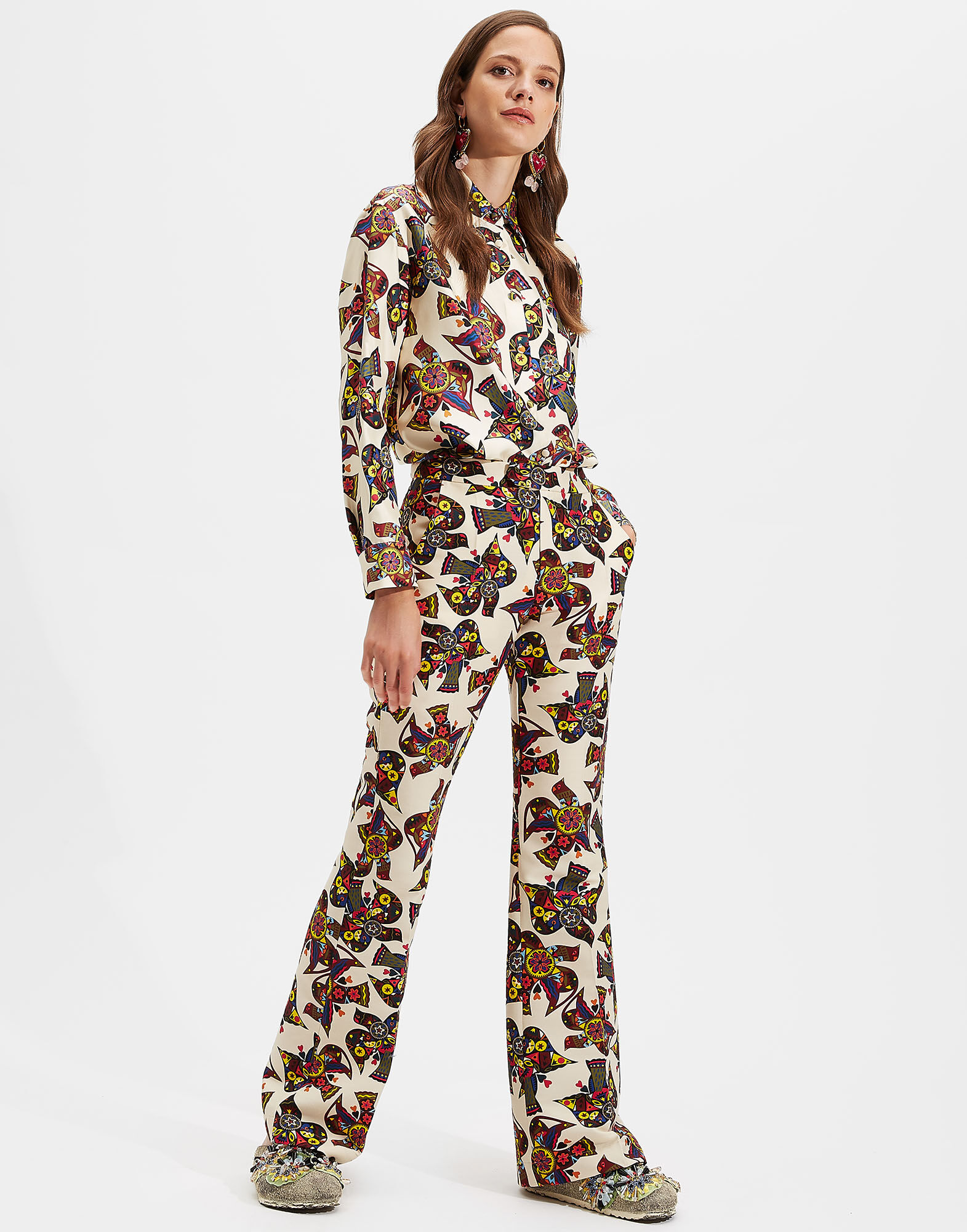 LaDoubleJ Saturday Night Pants Piccolo Dove TRO0030CAD001PCD0001