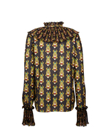 La DoubleJ Nefertiti Shirt Scarab Black SHI0081SIL010SCA01BL01