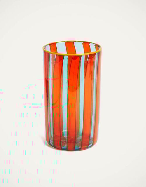 La DoubleJ Torre Vase La DoubleJ Torre Vase Red VAS0020MUR001RIG14RE01