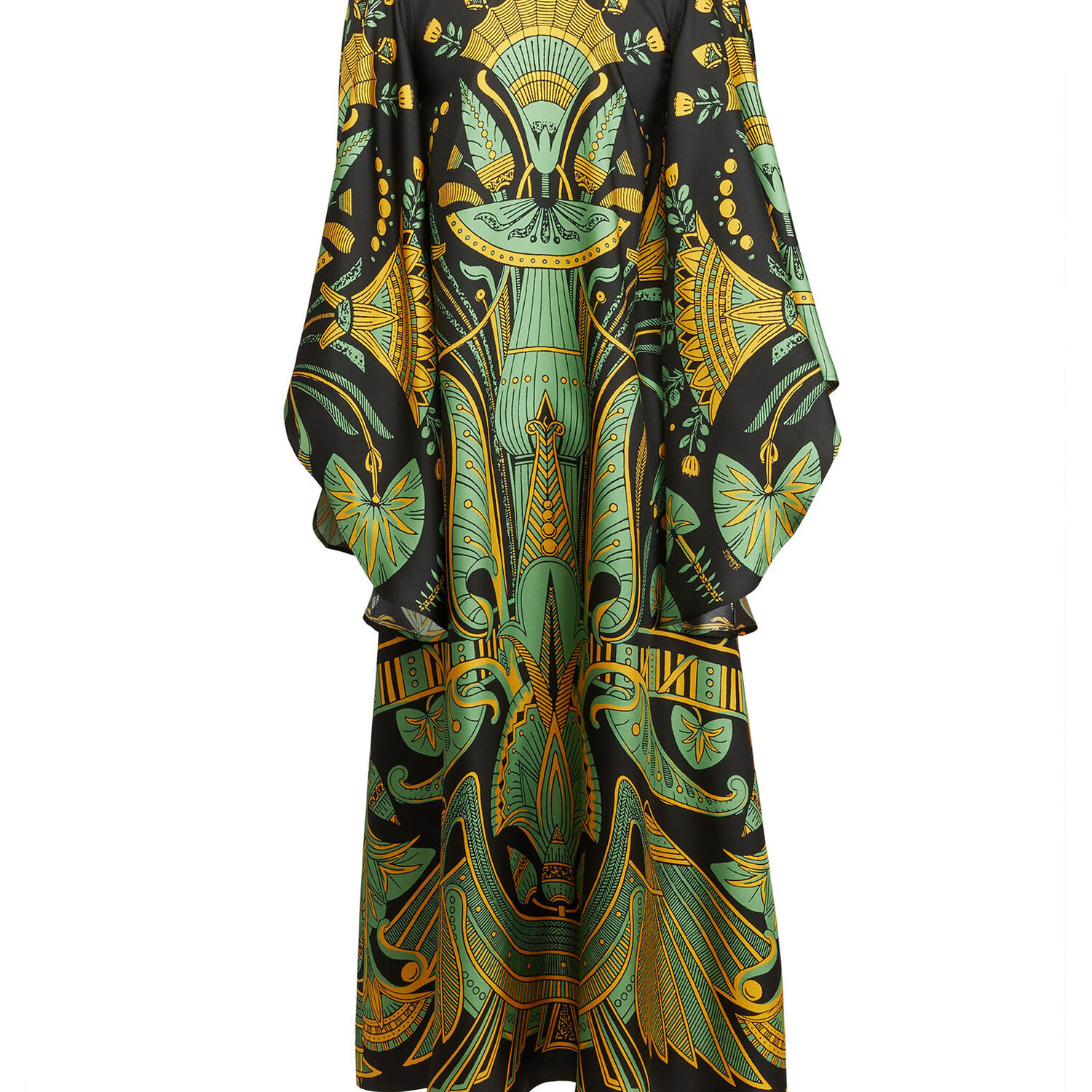 Shop La Doublej Magnifico Midi Dress In The Nile Placée Black