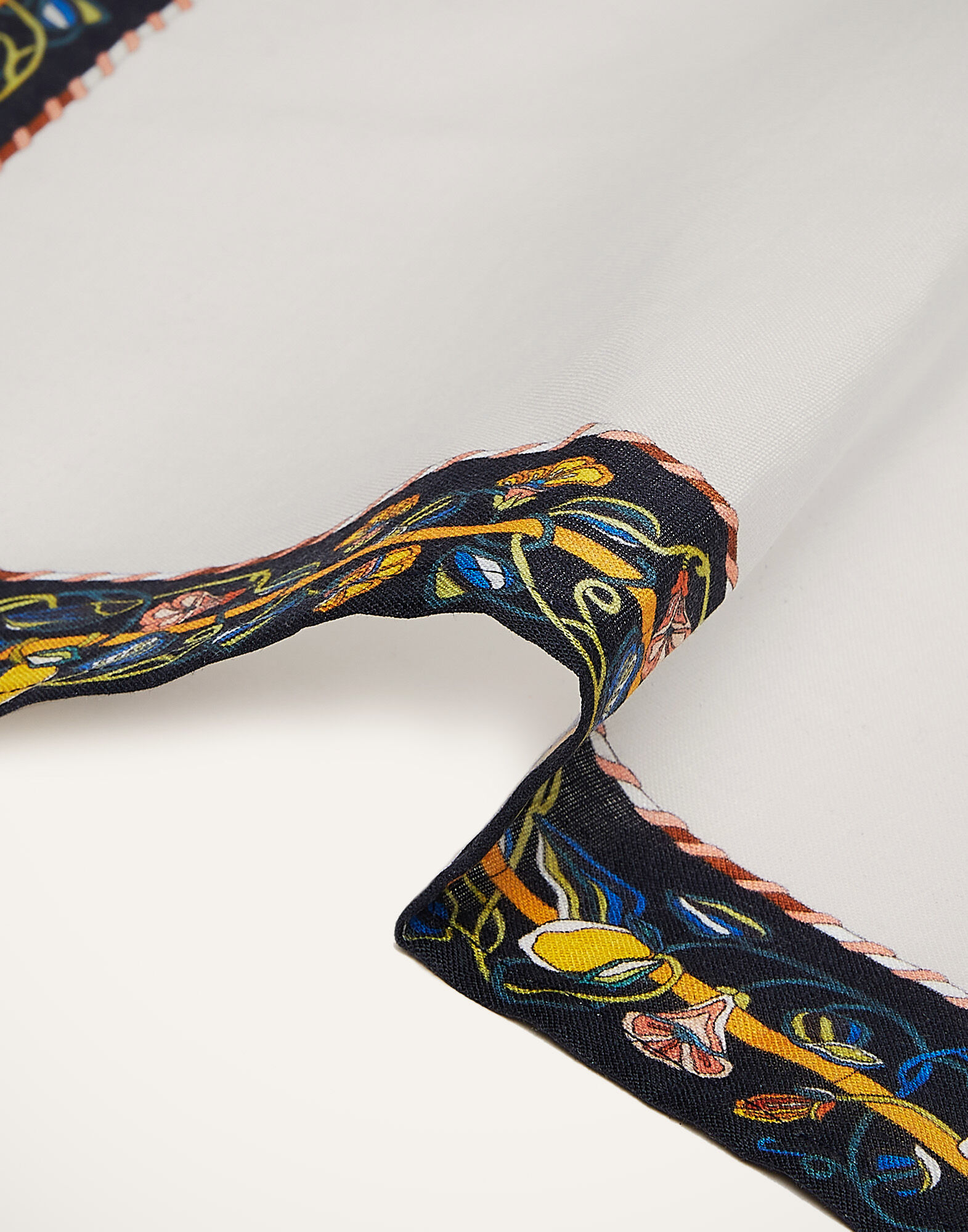 La DoubleJ Large Napkins Set Of 2 Borboni Blue NAP0006LIN001BRN0004