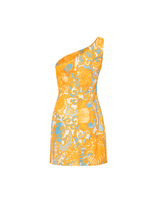 La DoubleJ Bold Shoulder Mini Dress Anemone Orange DRE0544COT005ANE01OR02