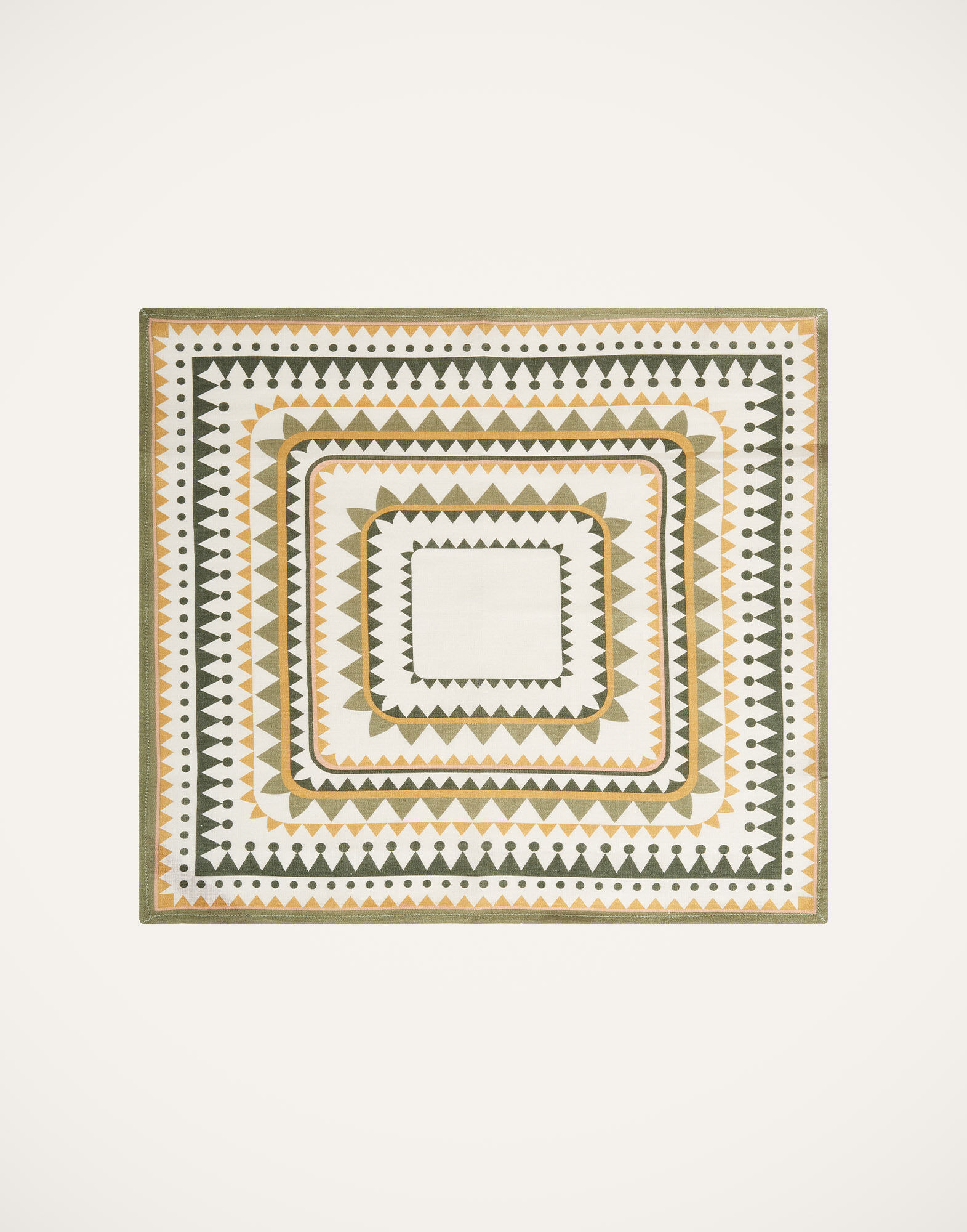 La DoubleJ Large Napkins Set Of 2 Doric Plac&eacute;e Light Green NAP0006LIN001DOR01GR01