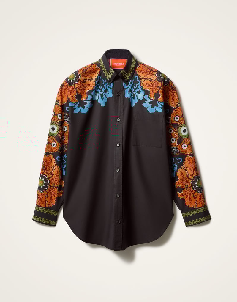 La DoubleJ Better Than Your Boyfriend's Shirt La DoubleJ Better Than Your Boyfriend's Shirt Bounty Placée Orange SHI0092COT015BOU01OR02