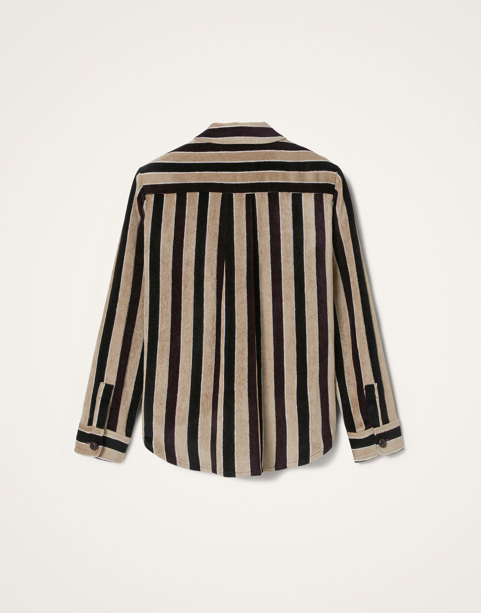 La DoubleJ Better Than Your Boyfriend's Jacket Stripes Light Beige JAC0112VIS026STR08BR01