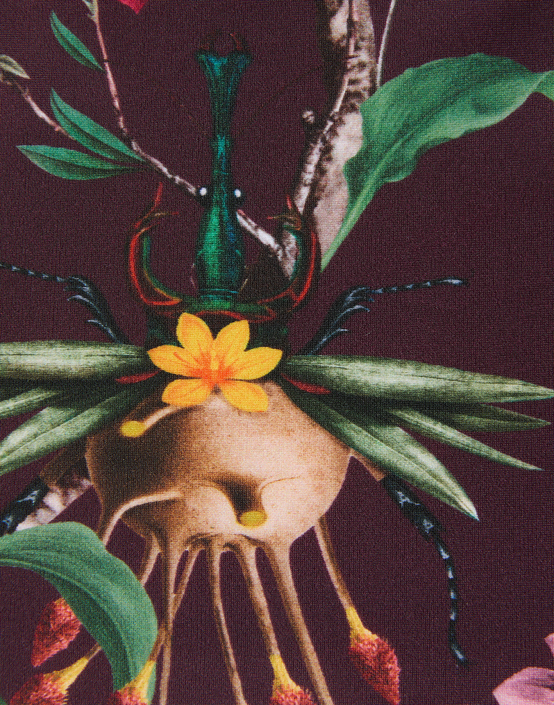 La DoubleJ Goddess Bikini Top La DoubleJ Goddess Bikini Top Zooflora Mini Burgundy SWI0024LYC001ZOF05RE02