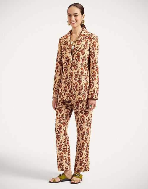La DoubleJ Sigaretta Pants Coven Micro Buttercream TRO0215WOL037COV02WH09