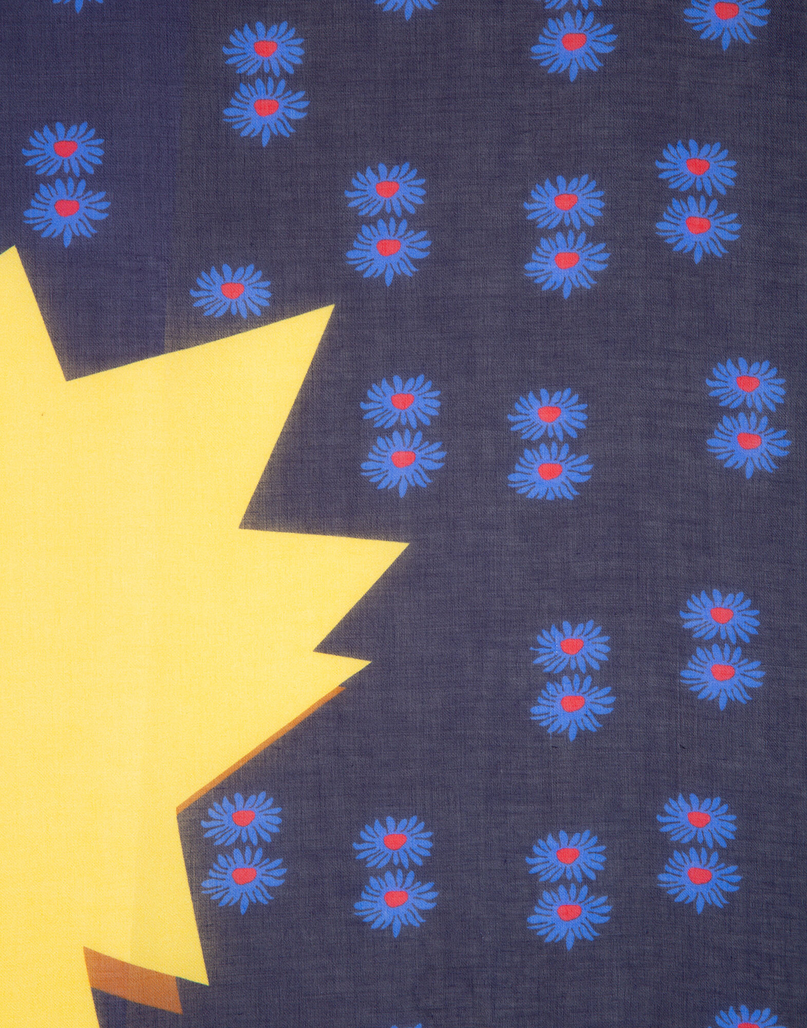 LaDoubleJ Square Scarf Margherita SCA0006MOC001MRG0001