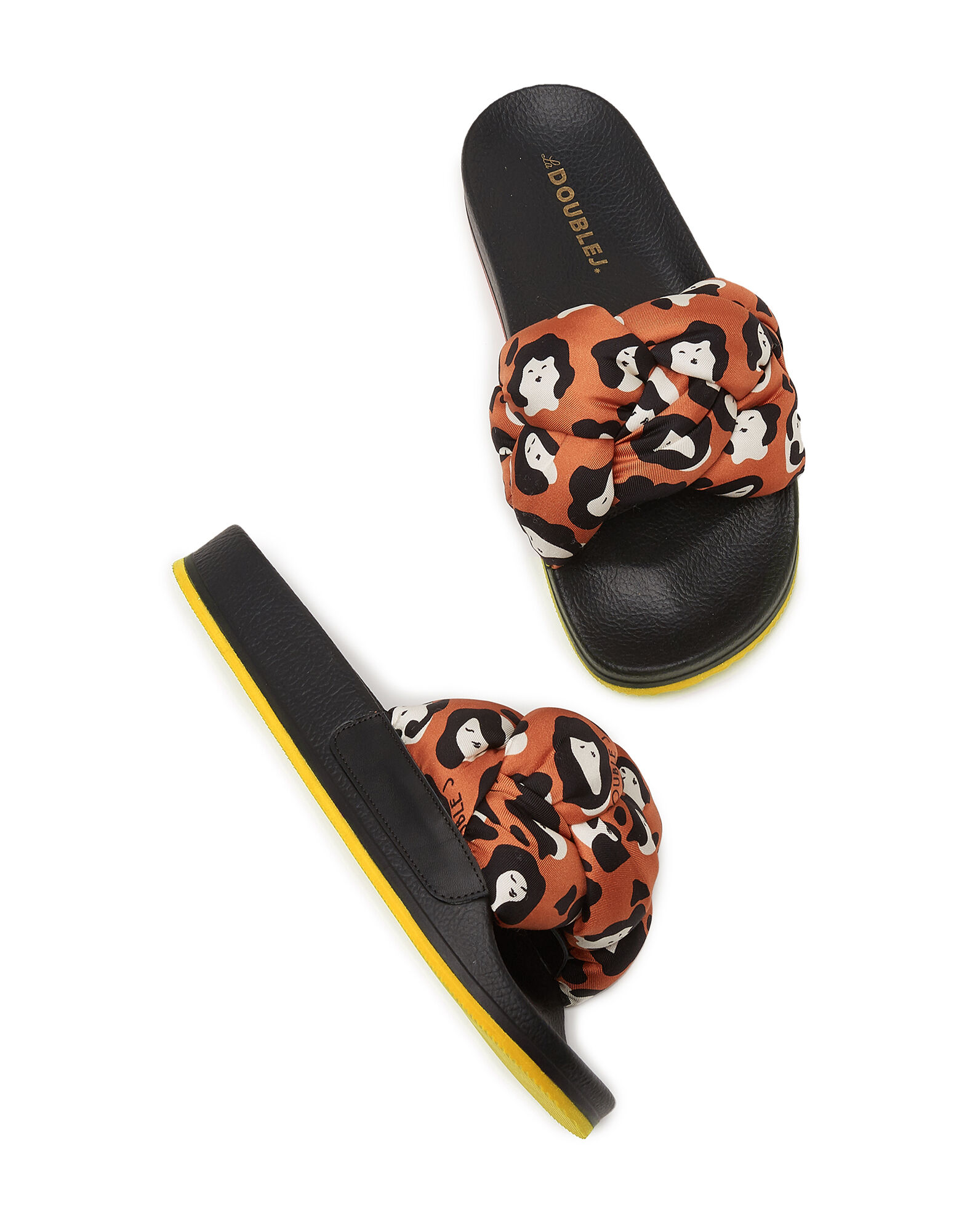 La DoubleJ Treccia Slides Lady Leopard SHO0005FOD001LLE0001