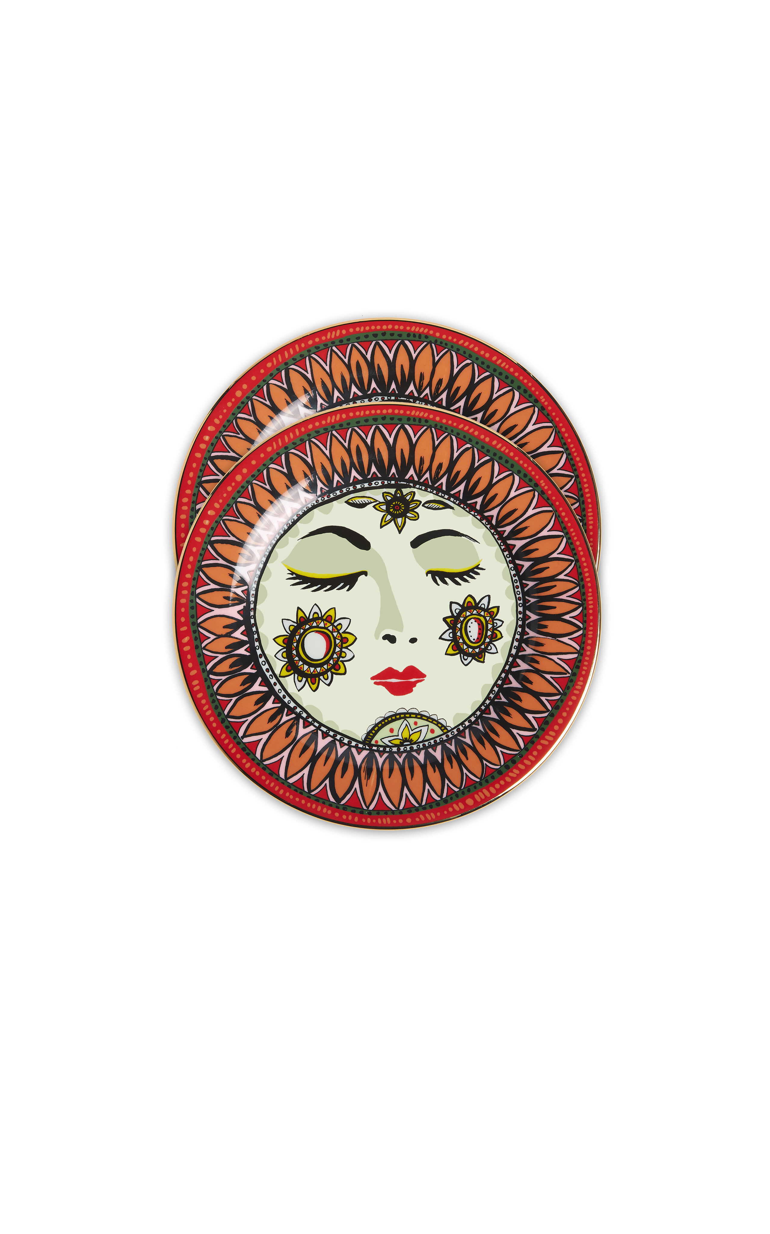 La DoubleJ Dessert Plate Set of 2 Sleeping Mother DIS0039CER001LAD0006