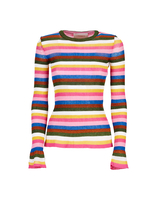 LaDoubleJ Flute Knit Top LaDoubleJ Flute Knit Top Multicolor Pink PUL0023KNI018VAR0033