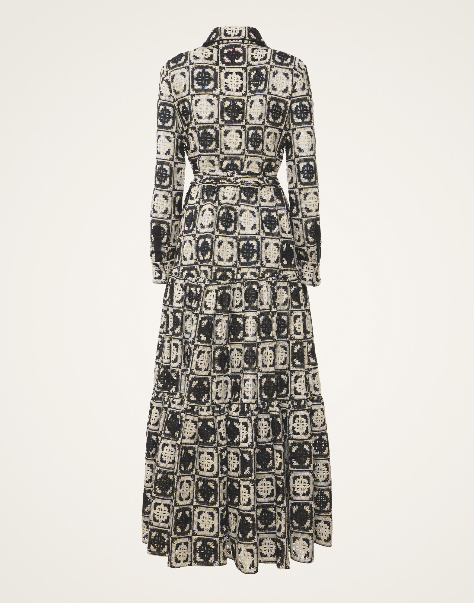 La DoubleJ Bellini Dress Mini Tiles Black DRE0016JCQ077MIT01BL01