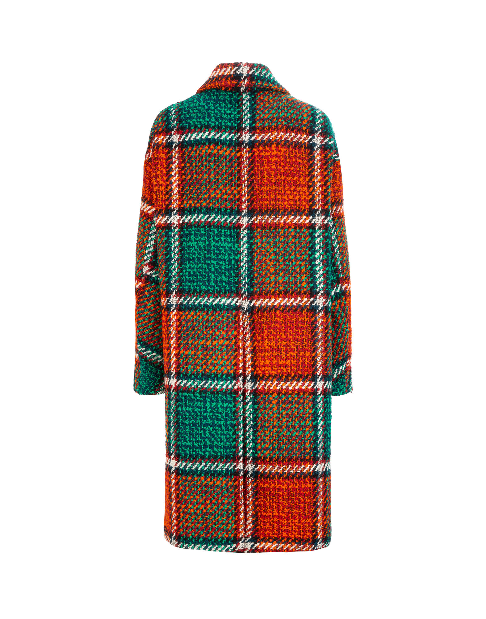 LaDoubleJ Boxy Coat Check Multicolor JAC0014WOL002CHE0005