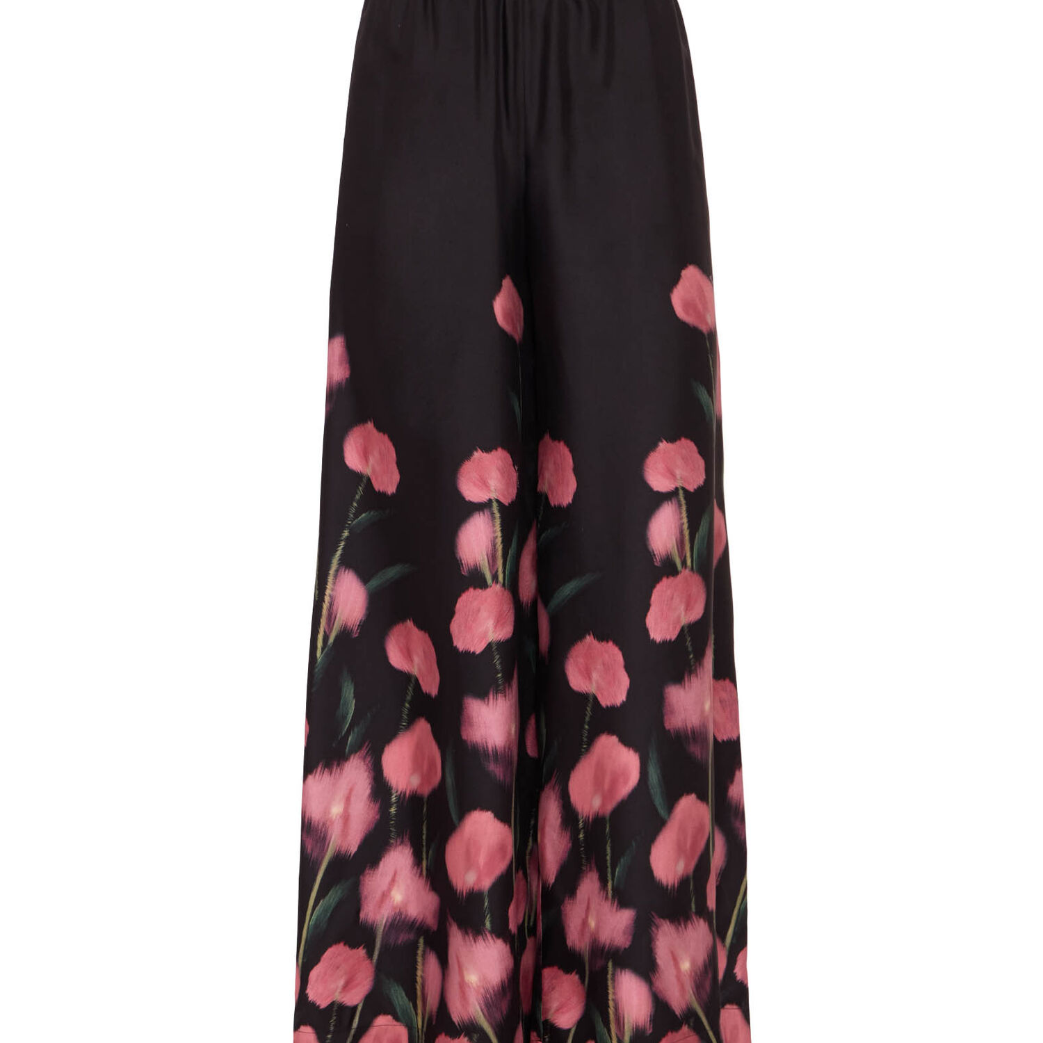 La Doublej Palazzo Pants In Anthurium Black