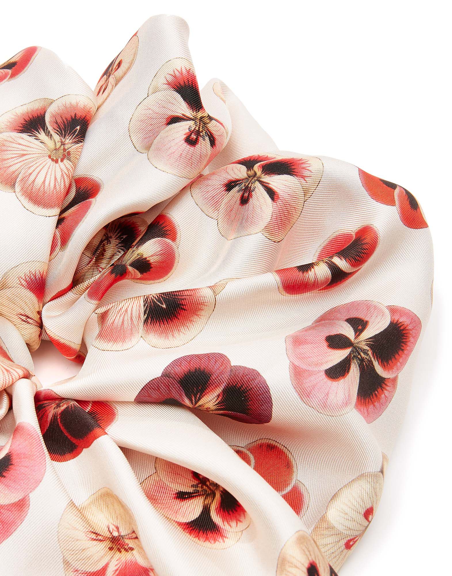 La DoubleJ Giga Scrunchie Micro Pansy SCR0003SIL001PAN0002