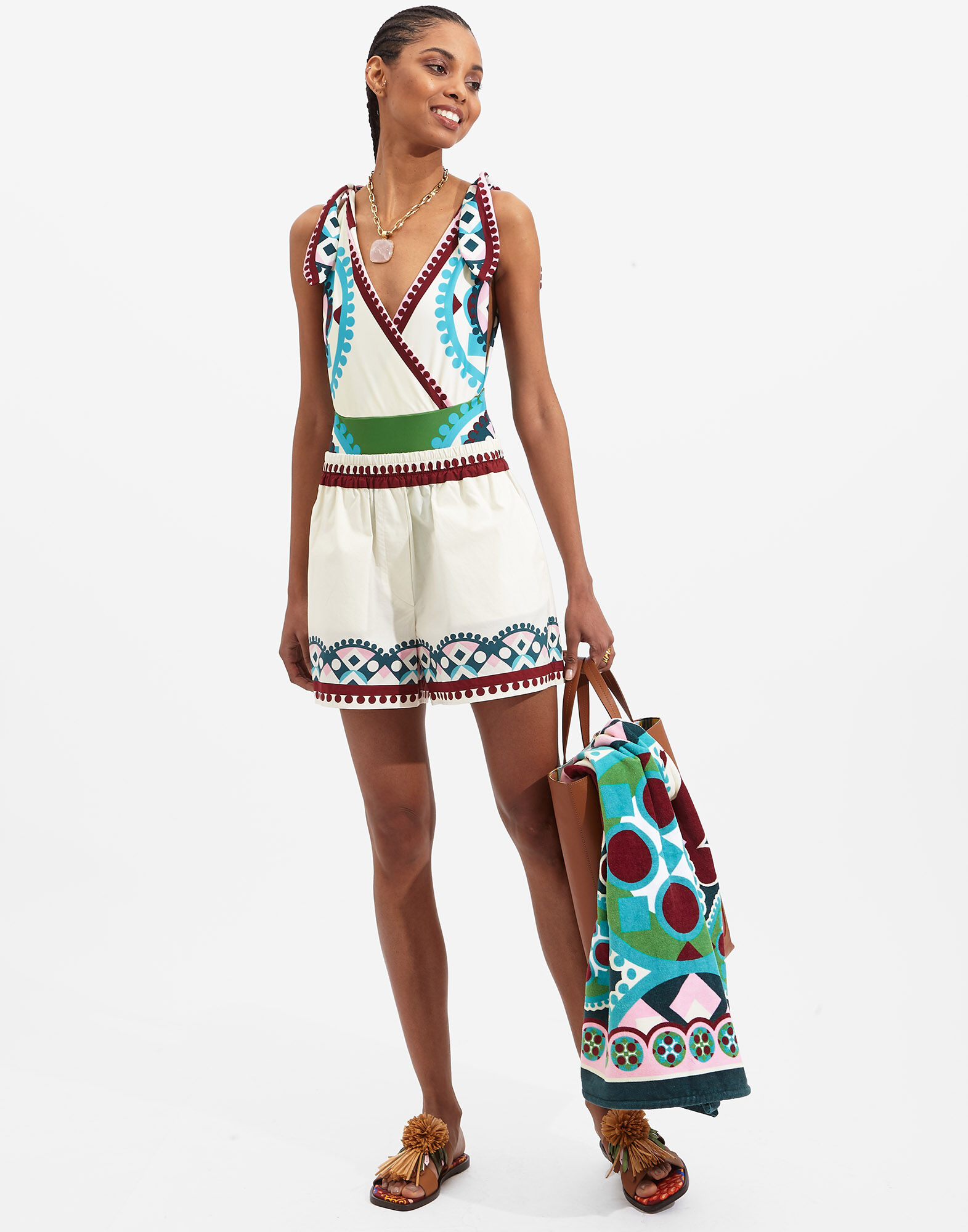 La DoubleJ Hazzard Swimsuit Ruote Plac&eacute;e SWI0039LYC003RUO0007