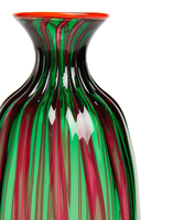 La DoubleJ Bottiglia Vase &#40;Ridged&#41; Verde/Fucsia VAS0010MUR001MUL0039