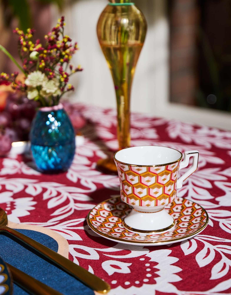 La DoubleJ Espresso Cup & Saucer Set of 2 La DoubleJ Espresso Cup & Saucer Set of 2 Cubi Oro DIS0007CER001CUB0006