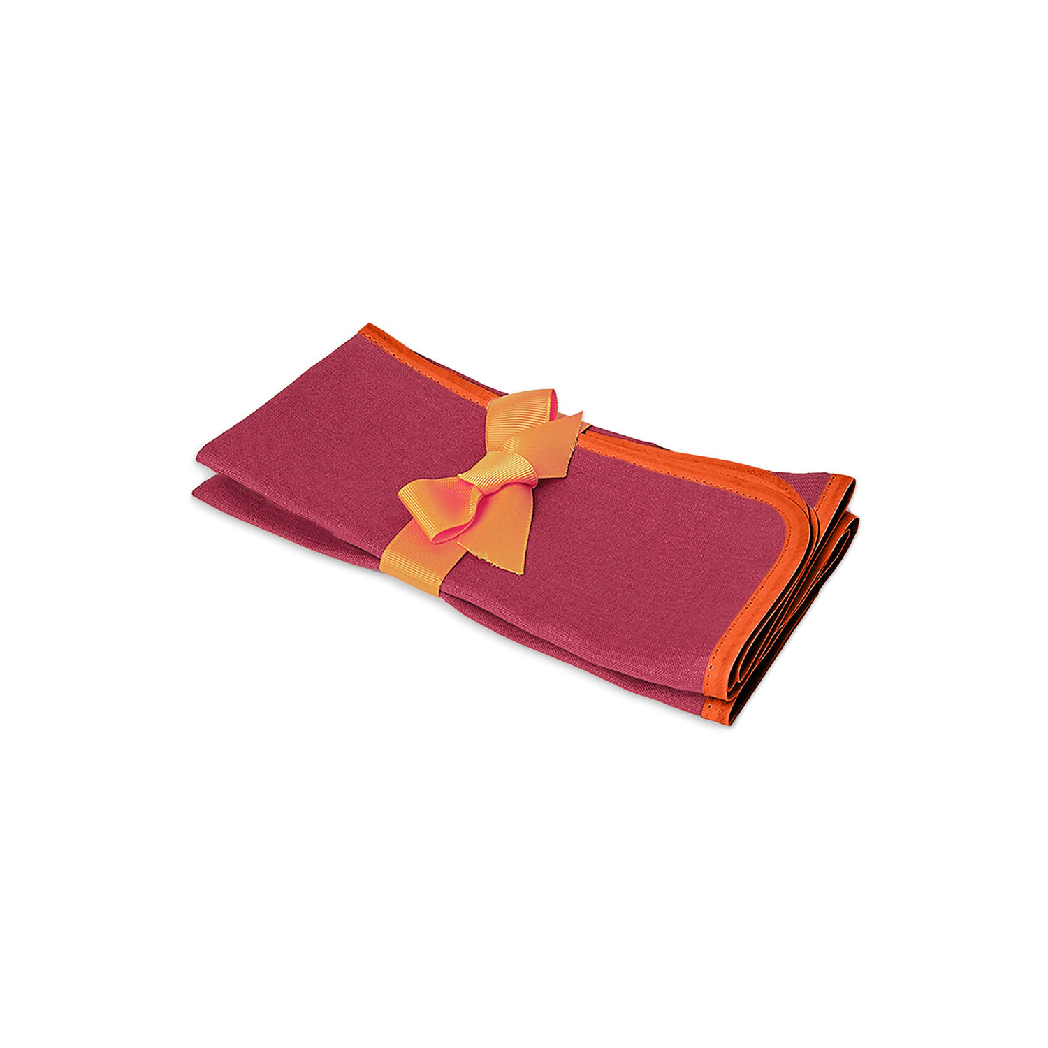 La Doublej Large Napkins Set Of 2 (45x45) In Rainbow Raspberry