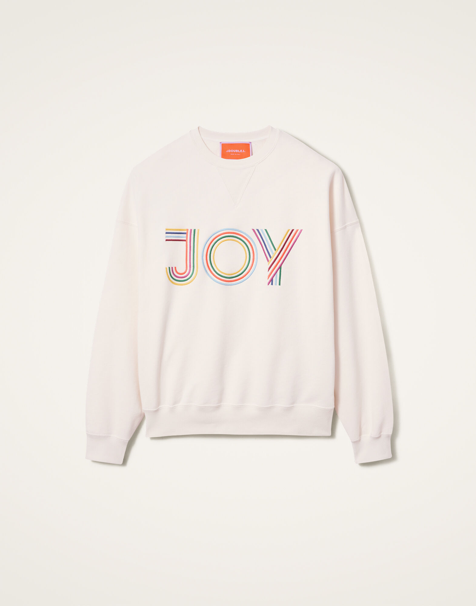 La DoubleJ Joy Sweatshirt Joy Off White SWE0039JER033SOP07WH05