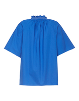 La DoubleJ Holiday Shirt Solid Blue SHI0063COT001BLU0005