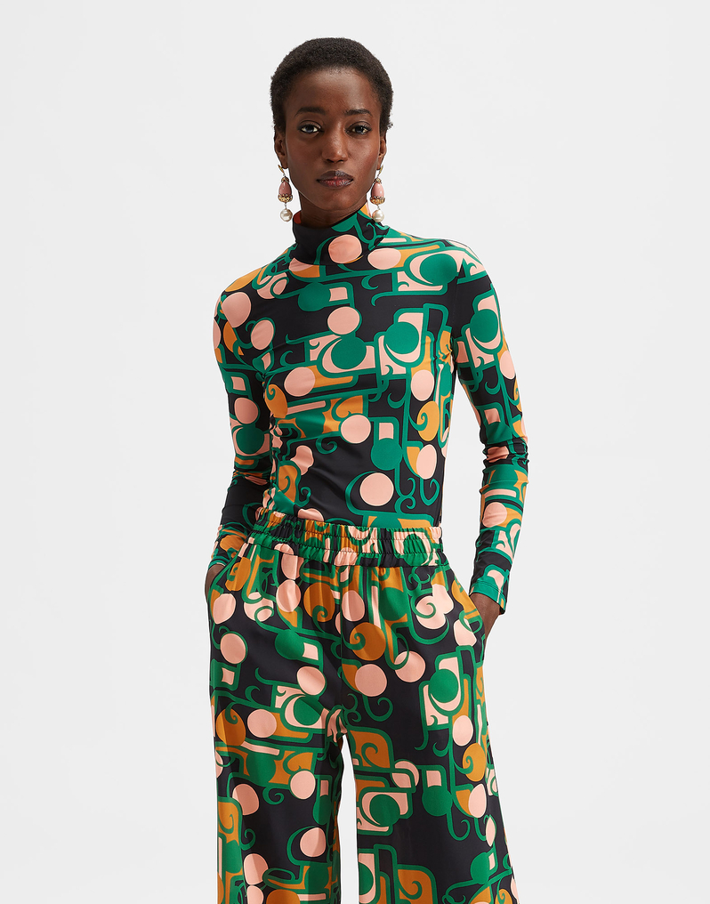 La DoubleJ Turtleneck La DoubleJ Turtleneck Deco SHI0030JER005DEC0001