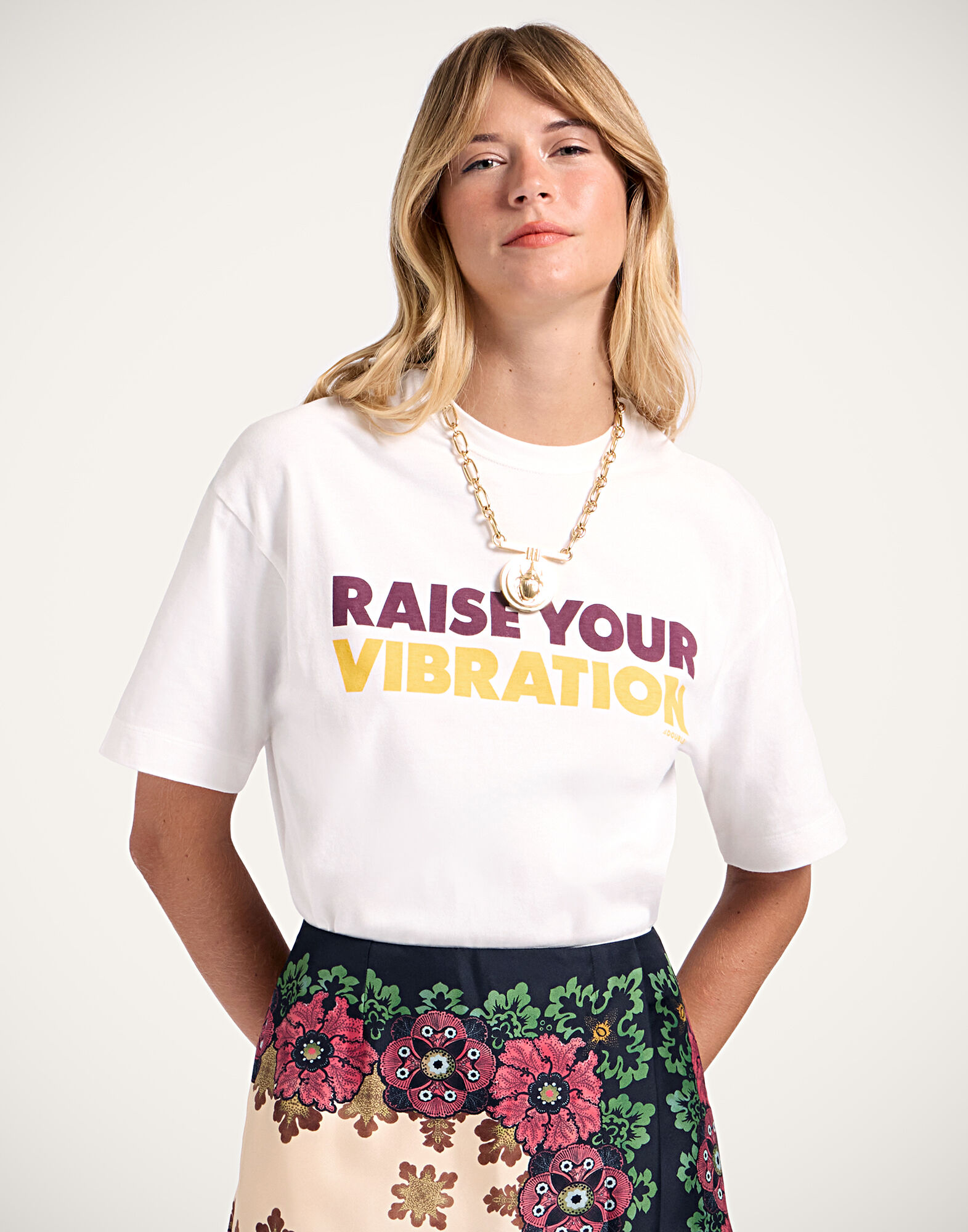 La DoubleJ House T-Shirt Off White TSH0020JER032SOP03WH05