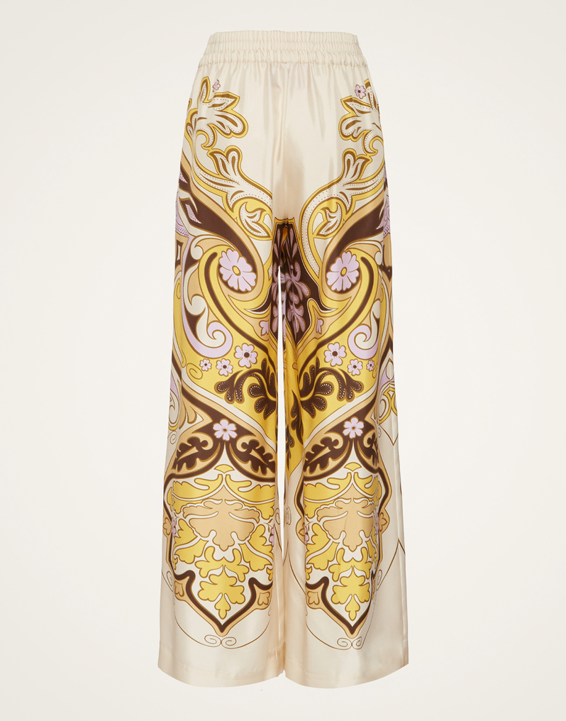 La DoubleJ Palazzo Pants La DoubleJ Palazzo Pants Spells Placée Yellow TRO0026SIL006SPE01YE02