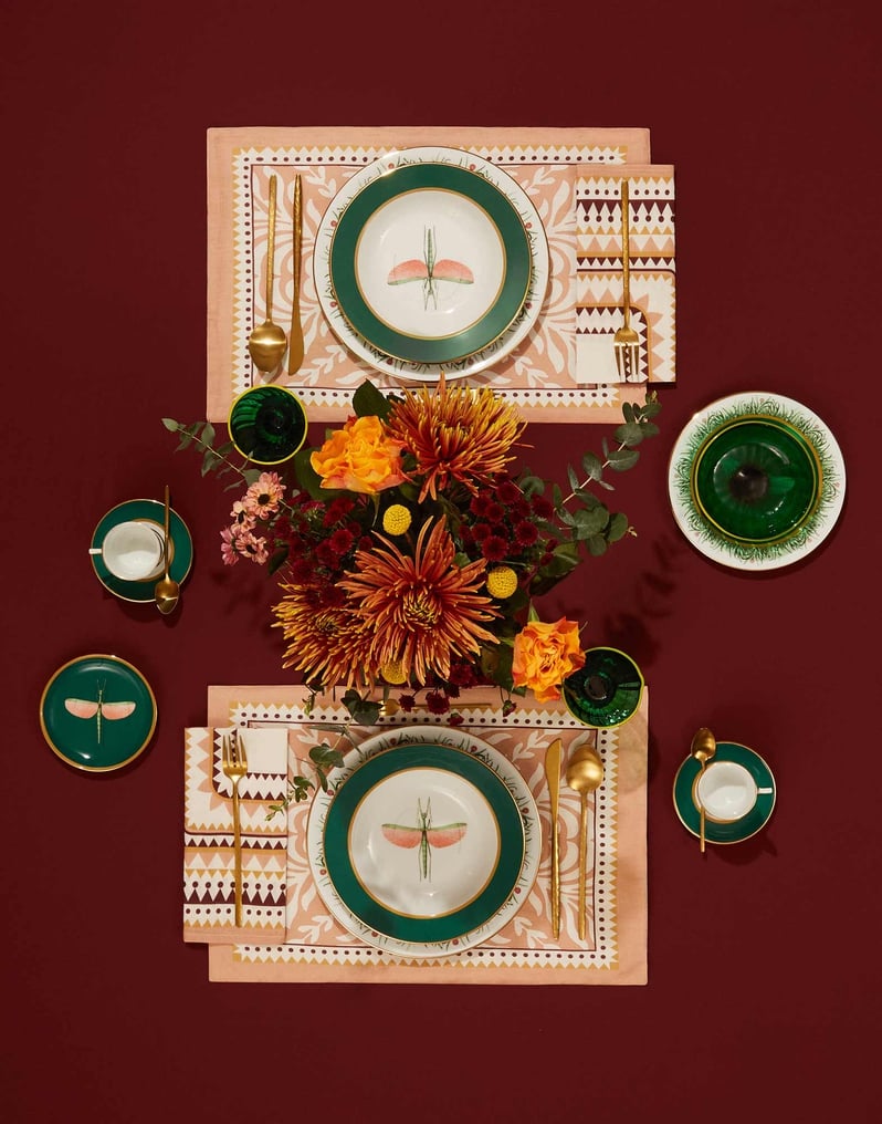La DoubleJ Soup Plates Set Of 2 La DoubleJ Soup Plates Set Of 2 Libellula SOU0002CER001LIB03GR02