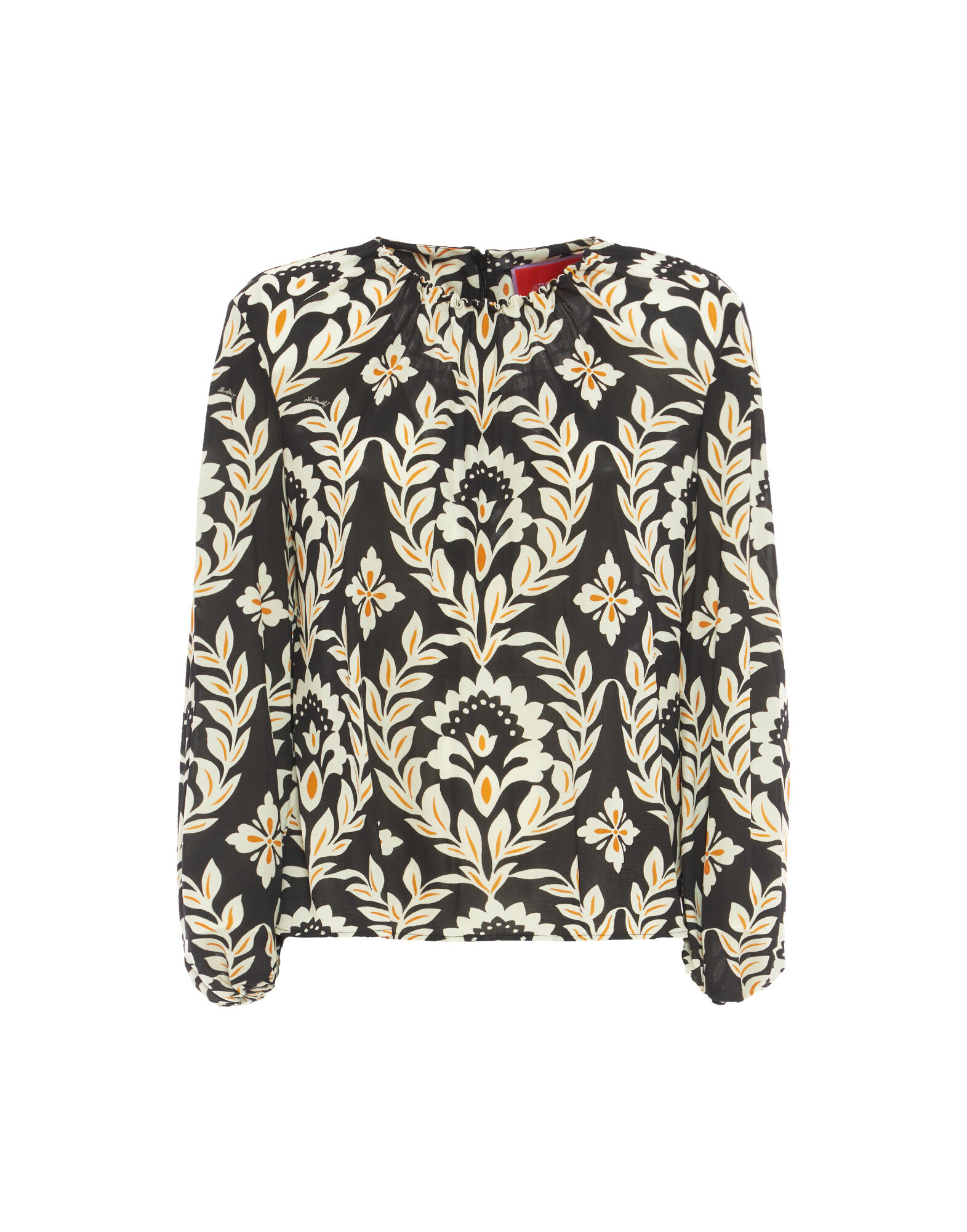 La DoubleJ Charming Top Ghirlanda Black TOP0021SIL001GHI01BL01