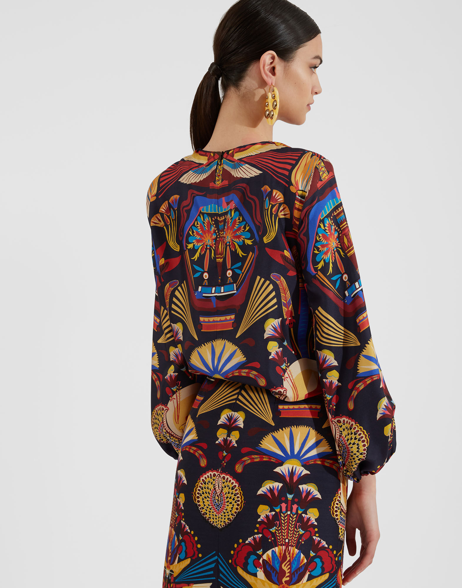 La DoubleJ Charming Top Nephthys Navy TOP0021SIL001NEP01BU06