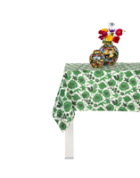 La DoubleJ Medium Tablecloth Wildbird Verde TBC0002LIN001CER0006