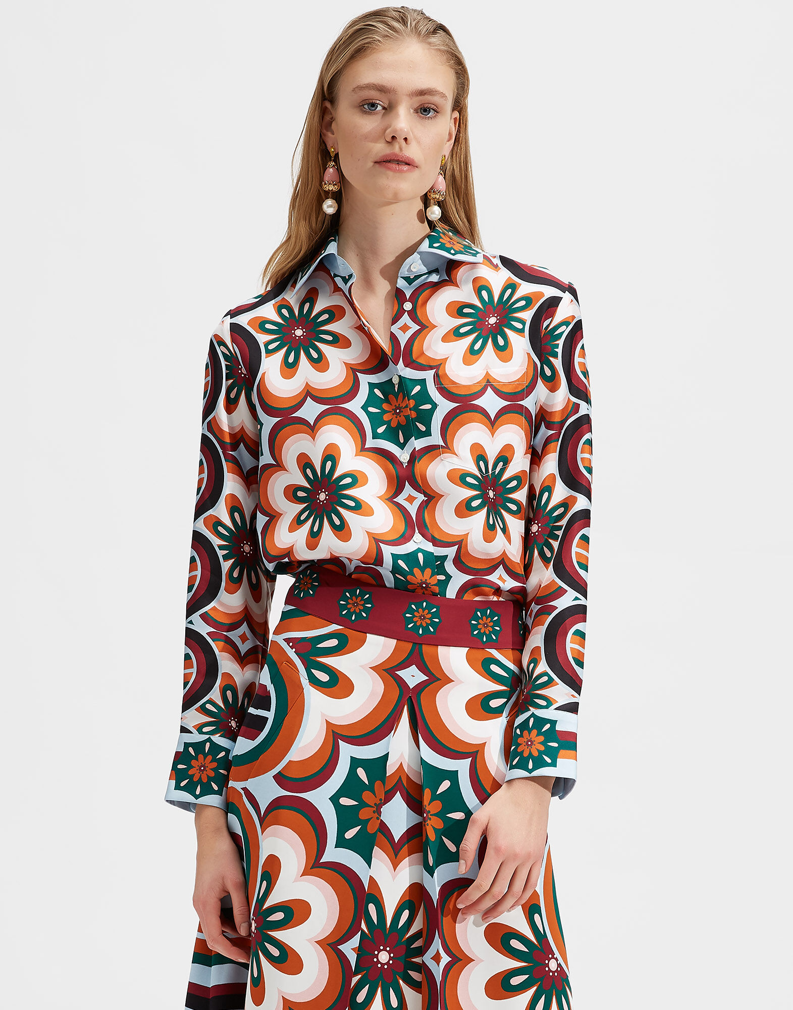 LaDoubleJ Boy Shirt Ciccio Arancio SHI0040SIL006CIC0002