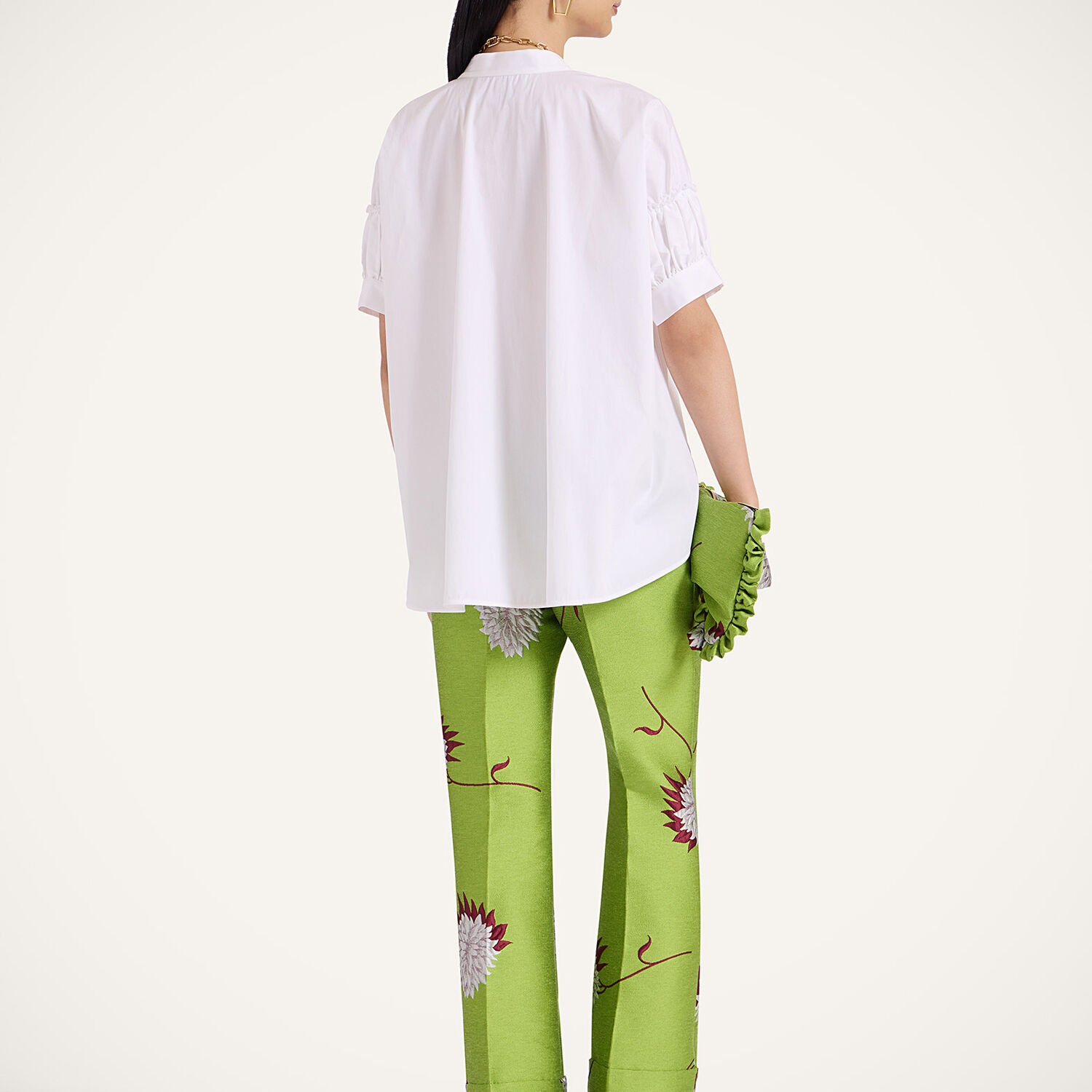  La Doublej Shorts & Pants Women - Hendrix Pants Derby Lime S 83% Polyester 9% Cotton 5% Silk 3% Polyamide 