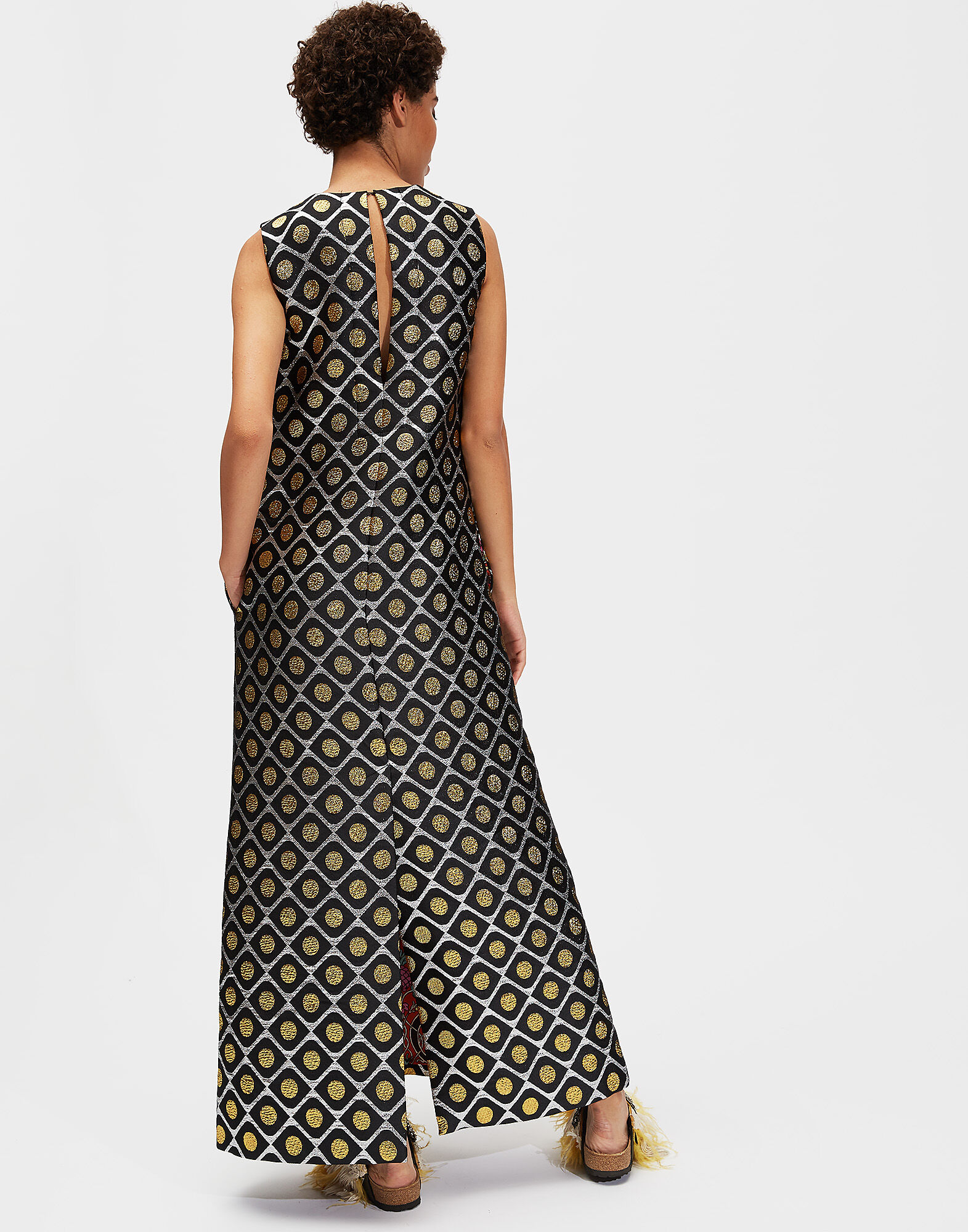 LaDoubleJ Cocktail Dress Pomodorini Oro DRE0045JAC010POM0002