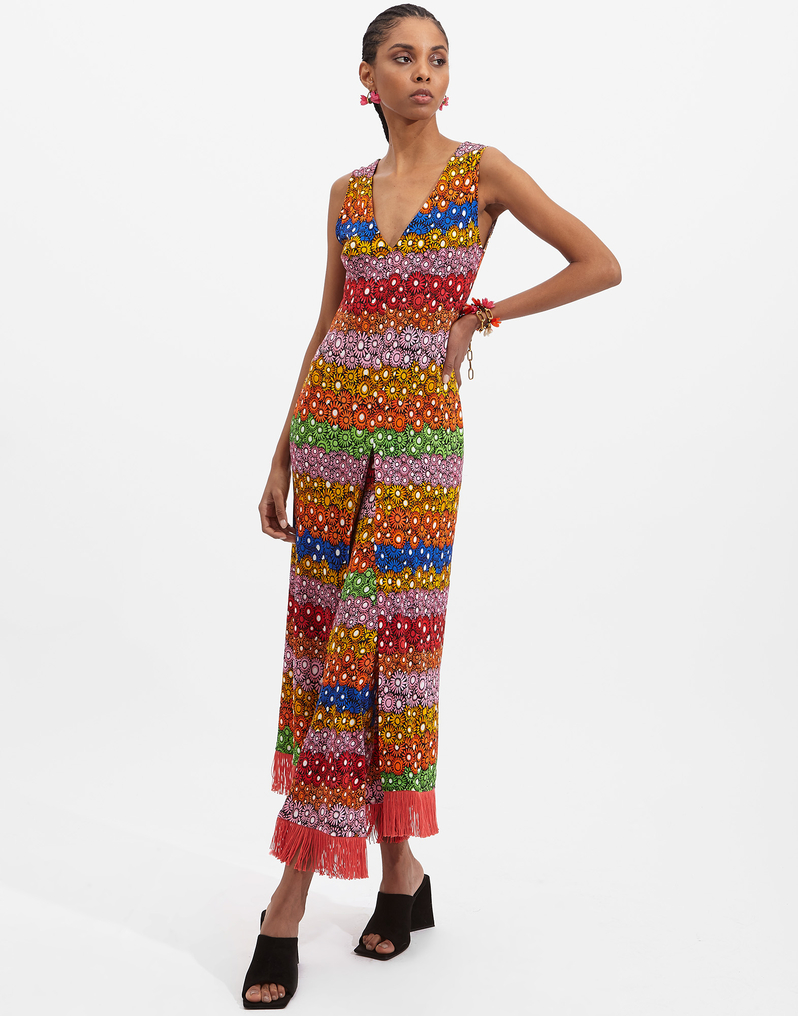 La DoubleJ Stretch Pants (With Fringes) La DoubleJ Stretch Pants (With Fringes) Pride Daisy TRO0050JER021DAY0004