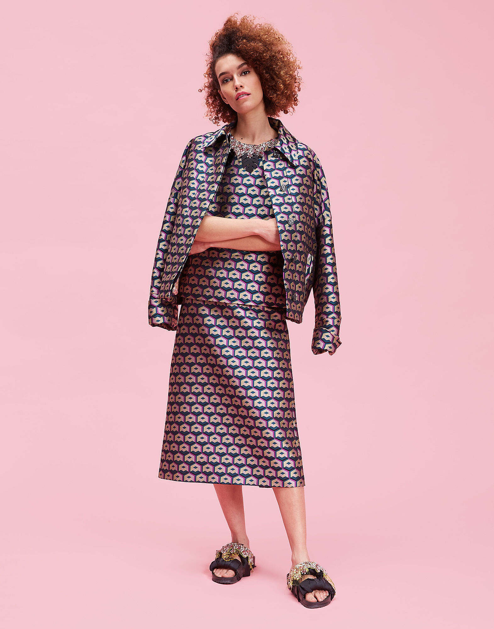 LaDoubleJ Motorino Jacket Cubi Verdi JAC0005JAC004CUB0002