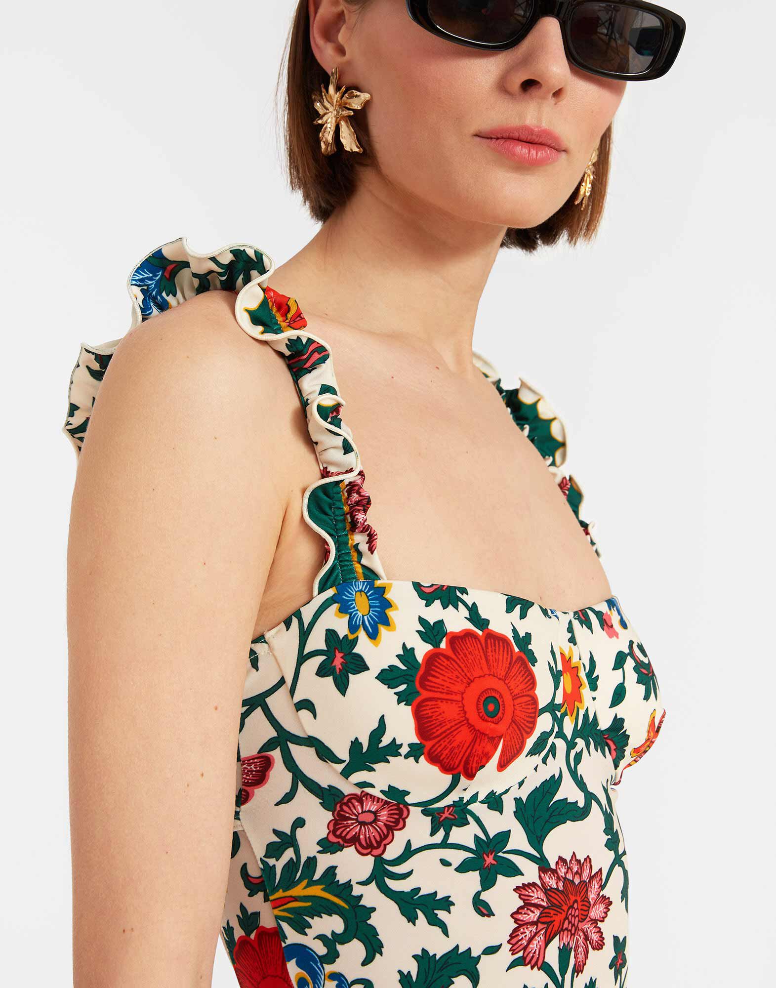 Boop Swimsuit in Dragonflower Mini Multicolor for Women | La