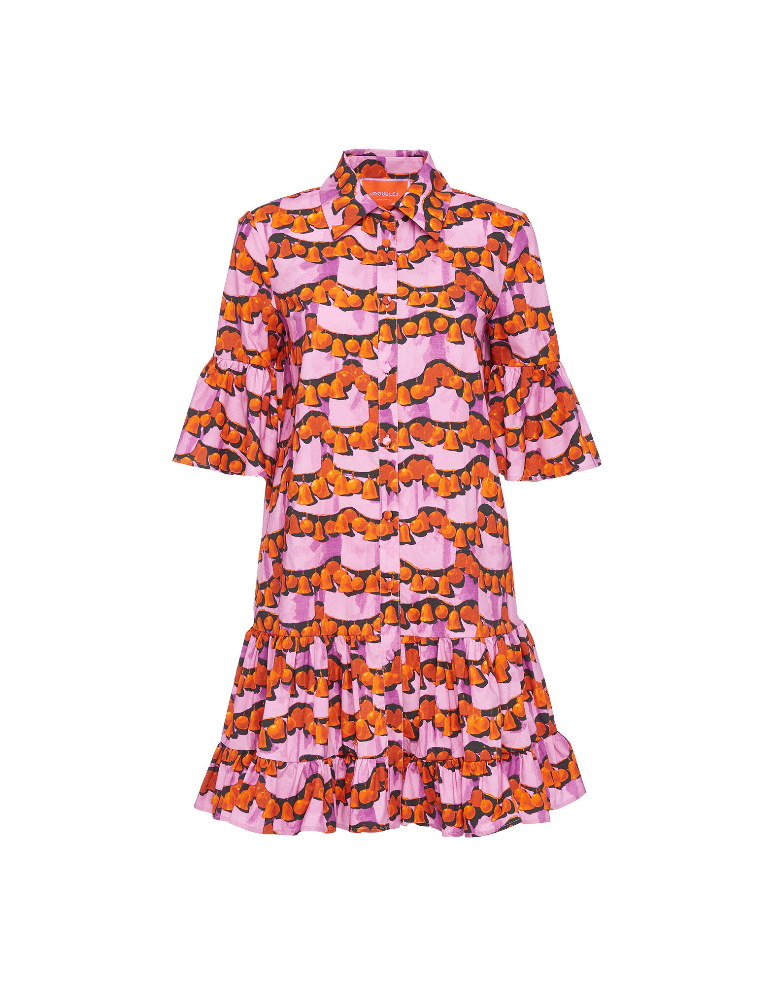 La DoubleJ Choux Dress Liberace Ciclamino DRE0193COT001LBR0002